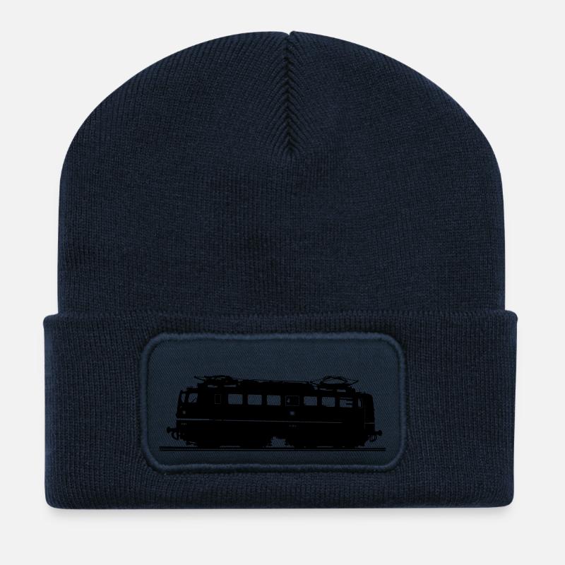 Elektrolokomotive br 110 db - Recycelte Patch Beanie - French Navy