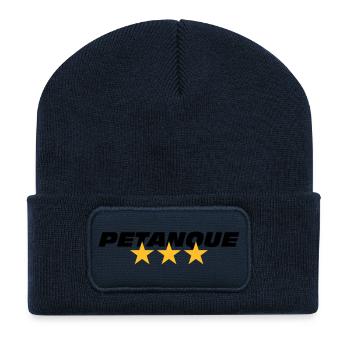 Petanque - Recycled Patch Beanie - french navy - Front