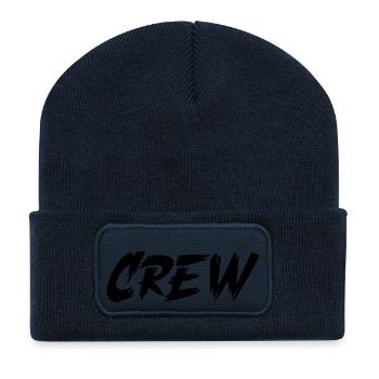 équipage - Beanie recyclé à patch - bleu marine - Devant
