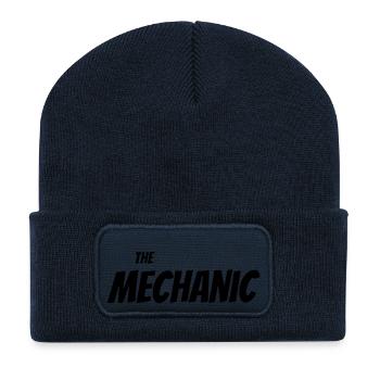 Le mécanicien - Beanie recyclé à patch - bleu marine - Devant