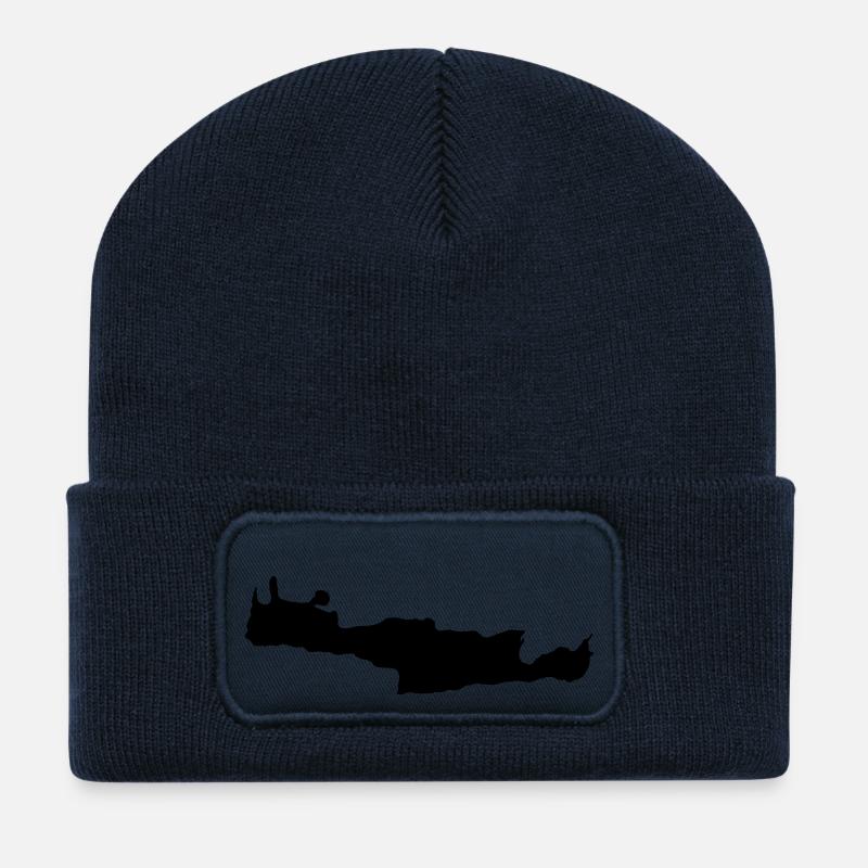 Kreta - Recycelte Patch Beanie - French Navy