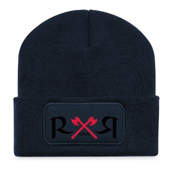 Ragnar_2 - Recycelte Patch Beanie - French Navy - Vorne