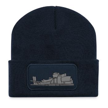 Guggenheim Museum of Bilbao 2 - Recycled Patch Beanie - french navy - Front