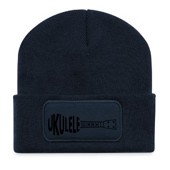 Ukulele Ukulele - Recycelte Patch Beanie - French Navy - Vorne