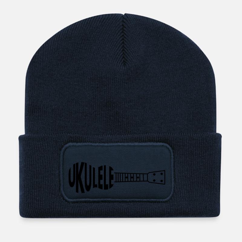 Ukulele Ukulele - Recycelte Patch Beanie - French Navy