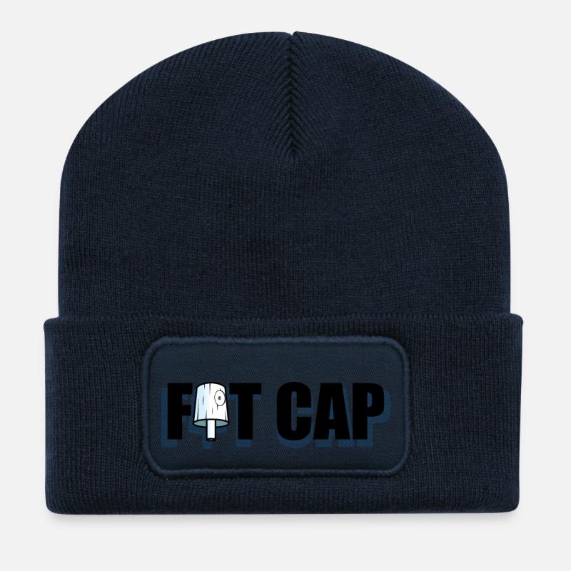 Fat Cap - Recycled Patch Beanie - french navy
