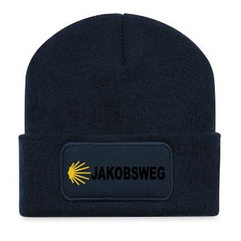 Pilgrimage Santiago Way Santiago de Compostela - Recycled Patch Beanie - french navy - Front