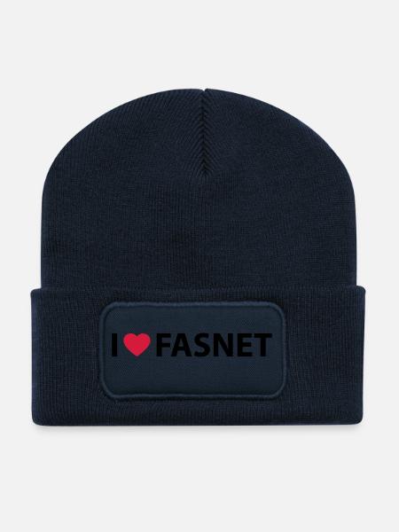 Fasnet - Recycelte Patch Beanie - French Navy
