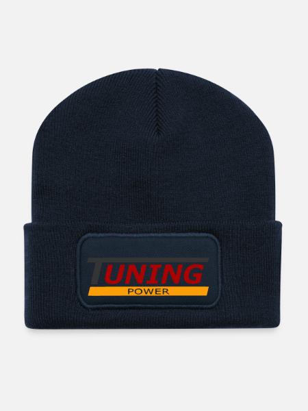 tuning power - Recycelte Patch Beanie - French Navy