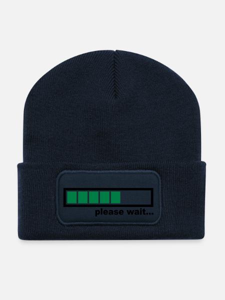 Loading - Recycled Patch Beanie - french navy