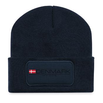 Dänemark Hygge Danemark Design nordique - Beanie recyclé à patch - bleu marine - Devant