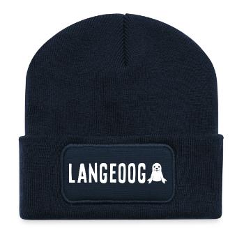 Robbe Langeoog - Recycelte Patch Beanie - French Navy - Vorne