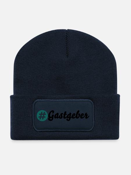 Gastgeber - Recycelte Patch Beanie - French Navy