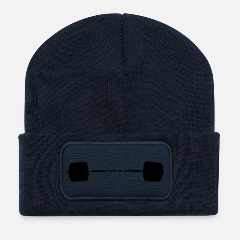Beladene Langhantel 275kg - Recycelte Patch Beanie - French Navy