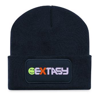 Ecstasy__V003 - Recycelte Patch Beanie - French Navy - Vorne