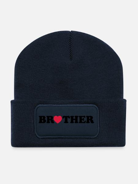 brother heart - Recycled Patch Beanie - french navy