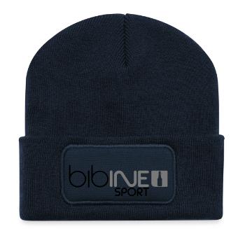 Bibine Sport - Beanie recyclé à patch - bleu marine - Devant