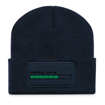 wedding loading 80% - Recycelte Patch Beanie - French Navy - Vorne