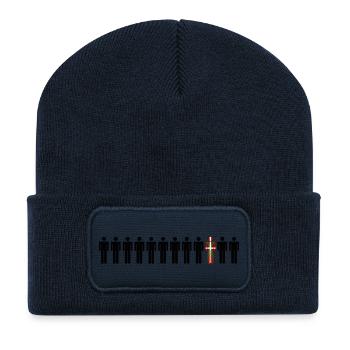 Just Basque 2 - Beanie recyclé à patch - bleu marine - Devant