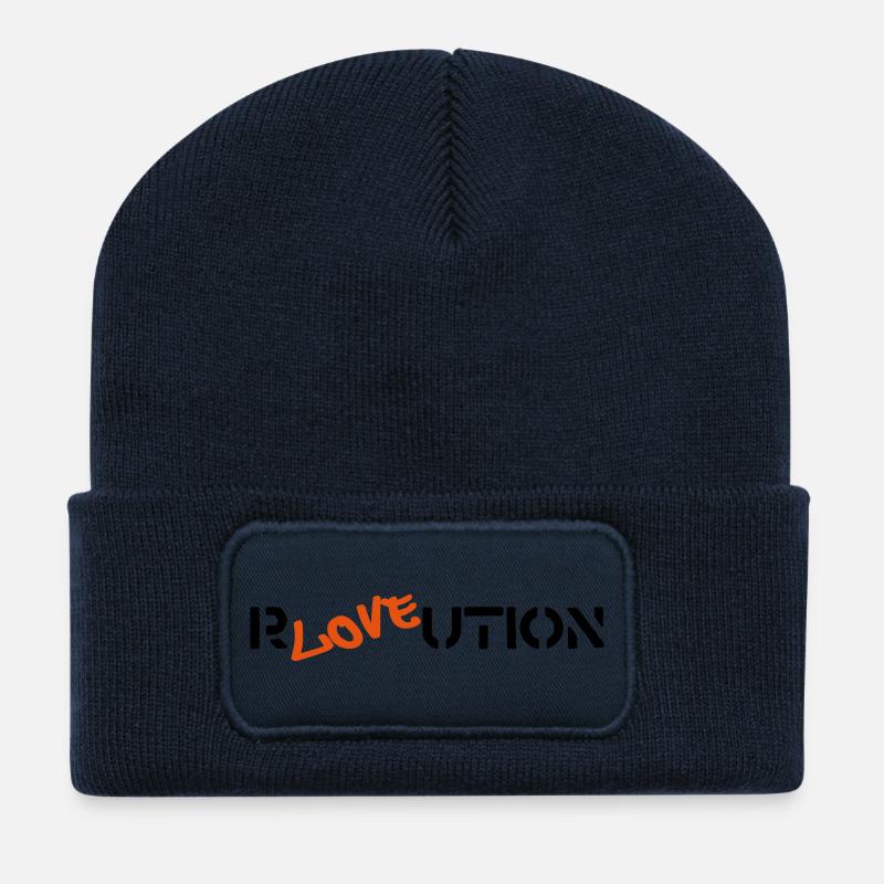 rloveution - Recycelte Patch Beanie - French Navy