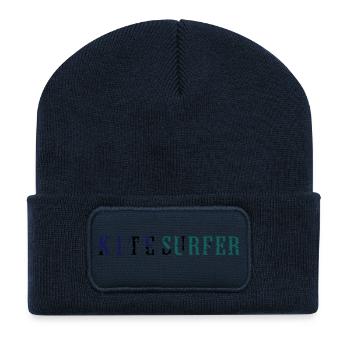 kitesurfer_vec_3 de - Recycelte Patch Beanie - French Navy - Vorne