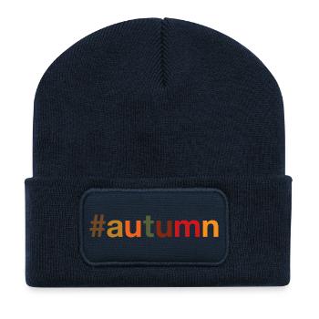 AUTUMN Herbst - Recycled Patch Beanie - french navy - Front