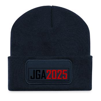 Jga 2025 Junggesellen Party - Recycelte Patch Beanie - French Navy - Vorne