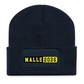 Malle 2026 - Recycelte Patch Beanie - French Navy - Vorne