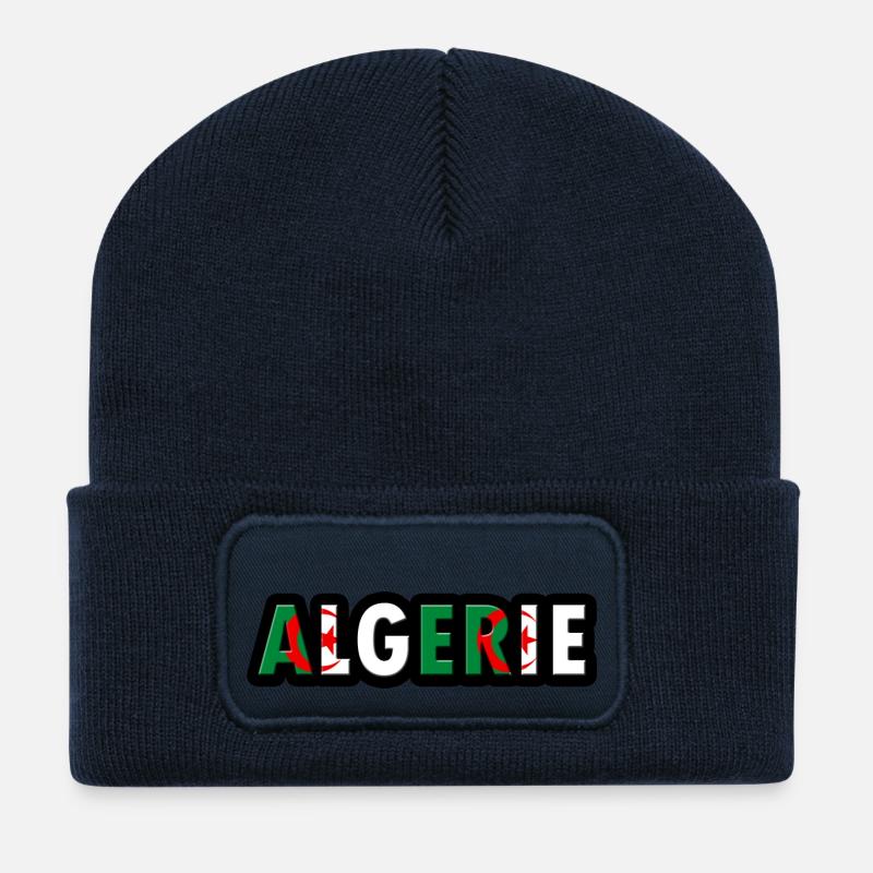 Algeria - Recycled Patch Beanie - french navy