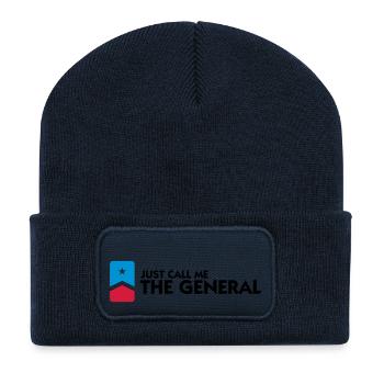 Just call me the General - Recycled Patch Beanie - french navy - Front