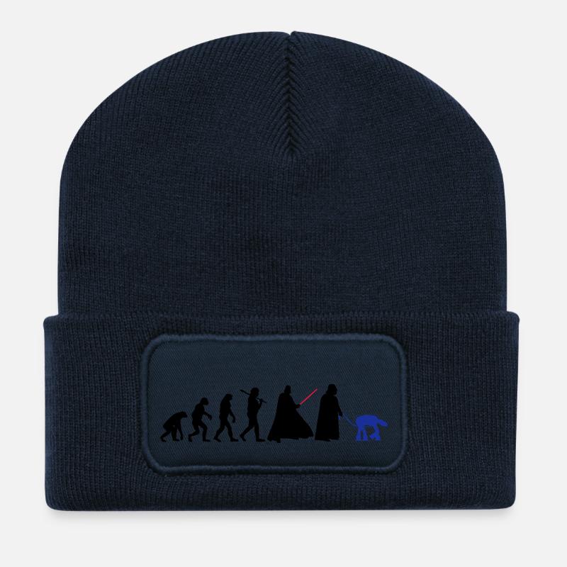 EVOLUTION DARK VADOR - Beanie recyclé à patch - bleu marine