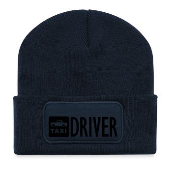 TAXI Driver - Recycelte Patch Beanie - French Navy - Vorne