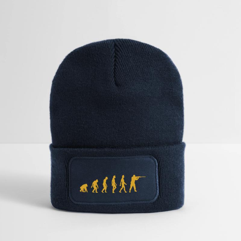 Die Evolution der Jäger Recycelte Patch Beanie