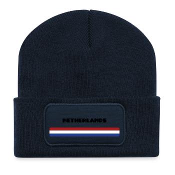 Netherlands / Pays-Bas - Recycled Patch Beanie - french navy - Front
