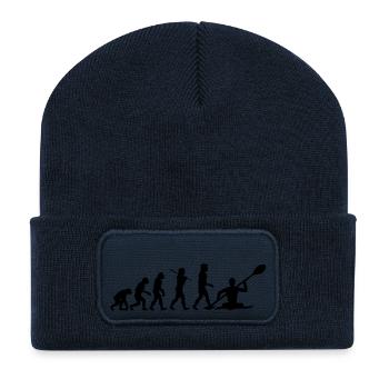 Kayaking - Kayak Evolution - Recycelte Patch Beanie - French Navy - Vorne