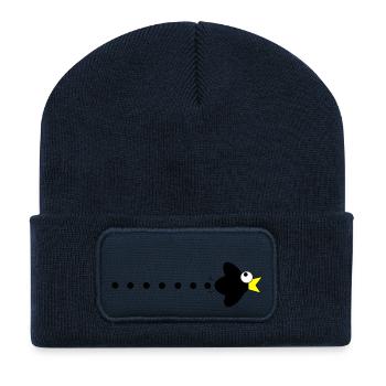 Raven manga - Recycelte Patch Beanie - French Navy - Vorne
