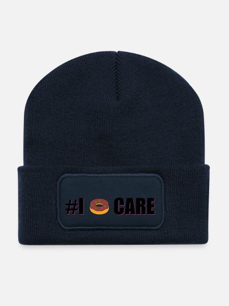 I Donut Care - Recycelte Patch Beanie - French Navy