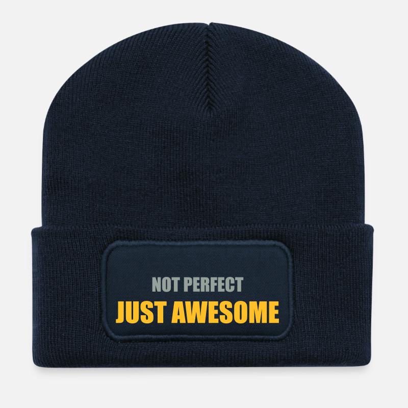 awesome - Recycled Patch Beanie - french navy