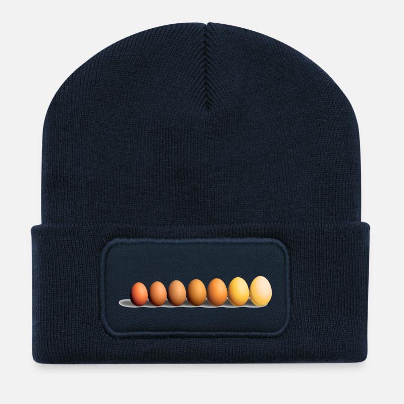 Eier - Recycelte Patch Beanie - French Navy