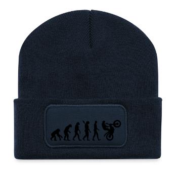 Evolution Motocross - Recycelte Patch Beanie - French Navy - Vorne