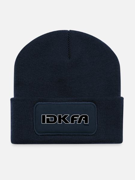IDKFA - Recycelte Patch Beanie - French Navy
