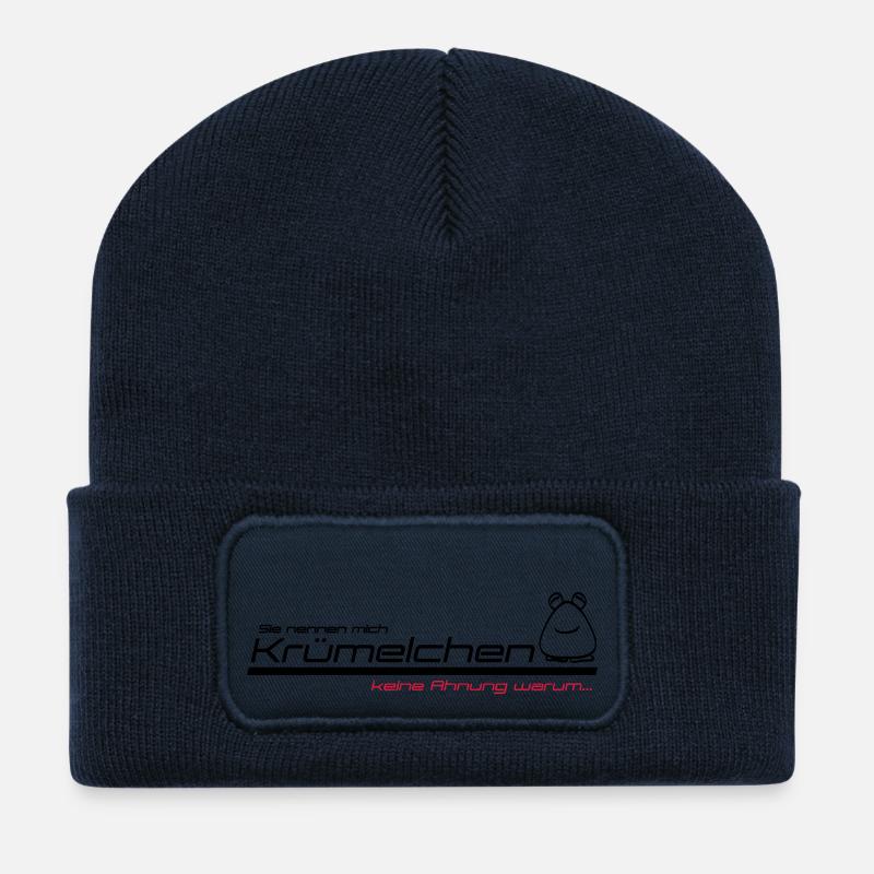 krümelchen - Recycelte Patch Beanie - French Navy