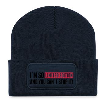 so_limited_edition_gh2 - Recycled Patch Beanie - french navy - Front