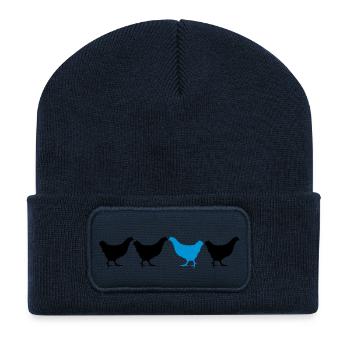 Be Different Hhs - Recycled Patch Beanie - french navy - Front