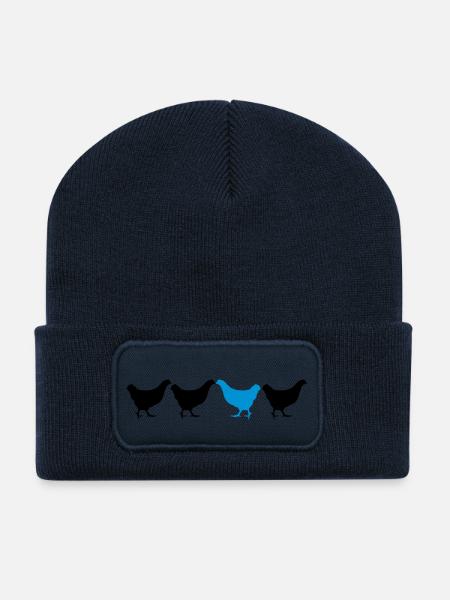 Be Different Hhs - Recycled Patch Beanie - french navy