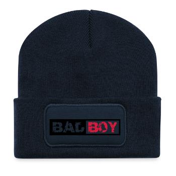 Bad Boy Design - Recycled Patch Beanie - french navy - Front