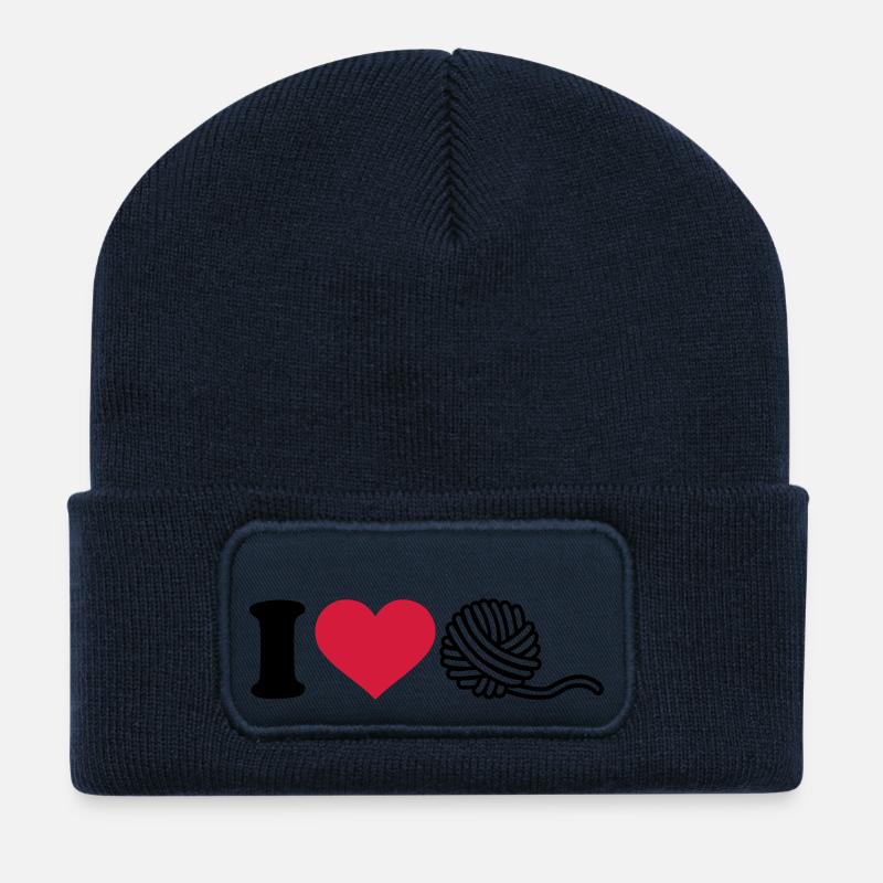 Stricken - Recycelte Patch Beanie - French Navy