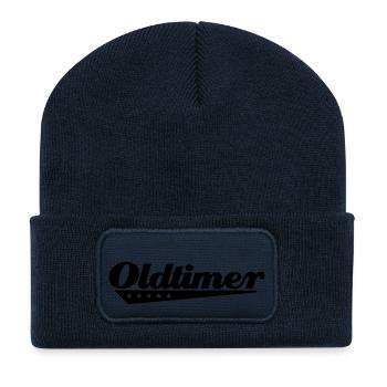 oldtimer___f1 - Recycelte Patch Beanie - French Navy - Vorne