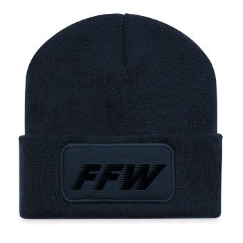 FFW Freiwillige Feuerwehr Speed - Recycelte Patch Beanie - French Navy - Vorne