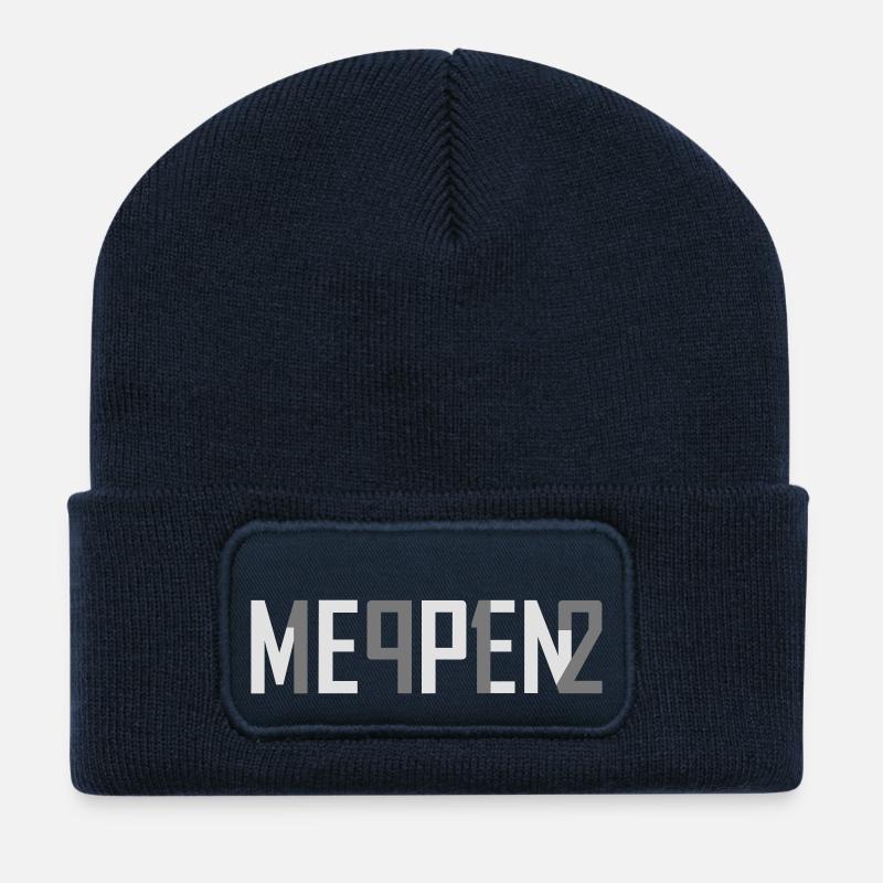 Emslandstadion - Recycelte Patch Beanie - French Navy